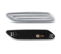 Jodriva 2Pcs Dynamic Amber Side Marker Turn Signal Indicator Repeater Light Sequential Blinker, for MINI, Cooper R60 R61 2012-2017 Car Indicator Light(No Dynamic Clear)