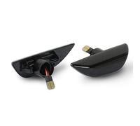 Jodriva 2Pcs Dynamic Amber Side Marker Turn Signal Light Fender Marker Lamp, for Opel, Mokka X 2012-2016, for Chevrolet, Trax 2013-2019 Car Indicator Light(Dynamic Smoked Case)