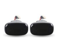 Jodriva 2Pcs Dynamic Amber Side Marker Turn Signal Light, for TOYOTA, for Corolla, for RAV4, Prius Yaris Camry Vios Hilux Allex Avensis Celica Car Indicator Light(Dynamic Smoked Case)