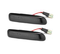 Jodriva 2Pcs Dynamic Side Marker Blinker Light 12V Car Lamp Turn Signal Lights Indicator, for, 3er E46 Touring Limo Cabriolet Car Indicator Light