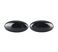 Jodriva 2pcs Dynamic Side Marker Lights Turn Signal Light Lamp Side Repeater, for Subaru, Impreza Wrx Sti Forest 2008-2019 Car Indicator Light(Black)