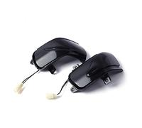 Jodriva 2Pcs Dynamic Side Mirror Turn Signals Lights Smoked Rearview Mirror Indicator Blinker, for JAZZ, Hatchback 2009-2013 Car Indicator Light
