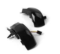 Jodriva 2Pcs Dynamic Turn Signal Lights Side Mirror Indicator Lights Car Rearview Mirror Lamp Sequential, for VW, for Touran 1T 2003-2010 Car Indicator Light