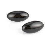 Jodriva 2pcs Dynamic Turn Signal Side Marker Light Sequential Blinker Lamp, for 307 206 207 407 107 607, for Citroen, C1 C2 C3 Car Indicator Light
