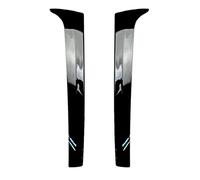 Jodriva 2Pcs Gloss Black Rear Side Wing Roof Spoiler Cover Stickers Trim, for Touareg, 2011-2017 Rear Window Spoiler