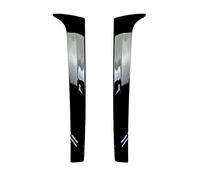 Jodriva 2Pcs Gloss Black Rear Side Wing Roof Spoiler Cover Stickers Trim, for Touareg, 2011-2017 Rear Window Spoiler