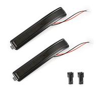 Jodriva 2Pcs Lamp Dynamic Turn Signal Lights Car Side Mirror Lamp Clear Lens Reflector, for Ford, for F-150, 2009-2014 9L3Z17E748BA 3528SMD Car Indicator Light
