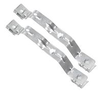 Jodriva 2pcs Left+Right Car Front Bumper Fender Connection Bracket 1104540-00-B 1104541-00 , for Tesla, Model 3 2017-22 Auto Accessories Bumper Bracket Replacement(Silver)