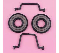 Jodriva 2pcs/lot Oil Seal Cylinder Gasket Kit, for Husqvarna 445 450 445E 450E, Chainsaw 544108701 544109201 544013801 Chainsaw Crankshaft Bearing Kit