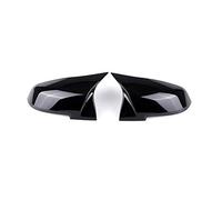 Jodriva 2pcs Mirror Covers Left Right Side Rearview Cover Cap, for, 5 6 7 Series F10 F18 F11 F06 F07 F12 F13 F01 2014 2015 2016 Car Mirror Cover(Glossy Black)