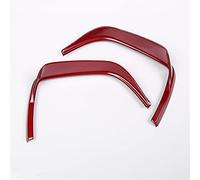 Jodriva 2PCS Model Y Rearview Mirror Rain Eyebrow Carbon Fiber Frame, for Tesla, for 3 2017-2021 Car Side Mirror Rain Visor(Gloss Red)