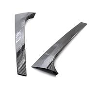 Jodriva 2pcs Rear Window Spoiler Side Wing Trim Cover Carbon Fiber ABS Car-Styling Accessories, for KODIAQ, 2016 2017 2018 2019 2020 Rear Window Spoiler