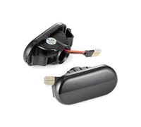 Jodriva 2PCS Side Marker Turn Signal Light Dynamic Sequential Blinker Light, for NISSAN, for Qashqai, Navara, for Micra, Pathfinder Note 350Z Car Indicator Light