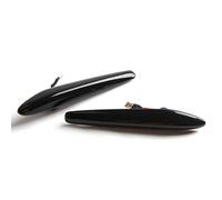 Jodriva 2Pcs Side Streamer Light 12V Side Marker Light Car Lamp Dynamic Turn Signals Lights, for Alfa Romeo, Boera Spider 159 Typ 939 Car Indicator Light(Black)