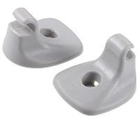 Jodriva 2pcs Sun Visor Support Clip 1GW25DX9AA, for DODGE, for Chrysler, Gray Car Sun Visor Clip