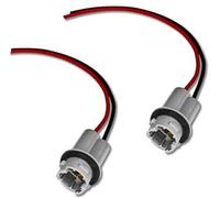 Jodriva 2PCS T15 Harness Socket, 194 Bulb Socket Tail Light Wire Wiring Harness T10 T13 T15 Turn Signal Brake Side Marker Light Bulb Adapter Cable Harness Connector, for GM, for Chevrolet Taillight Mo