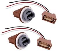 Jodriva 2Pcs Turn Signal Socket and Connector, Tail Light Lamp Wiring Harness Replacement, for Ford, for Lincoln, for Mercury, 2003-2019 Taillight Mounting Bracket