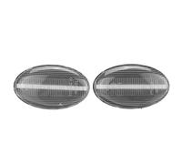 Jodriva 2x Dynamic Side Marker Lights Turn Signal Light Lamp Side Repeater, for Subaru, Impreza Wrx Sti Liberty Fores 2002-2007 Car Indicator Light(Dynamic-Clear)