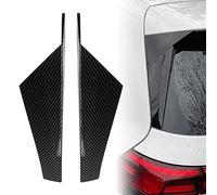 Jodriva 2x , for Golf, for 8 MK8 2020-2021 Rear Window Spoiler Side Wing Trim Cover Decorate Carbon Fiber Glossy Black Rear Window Spoiler(Carbon Fiber)