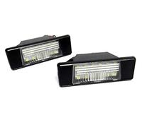 Jodriva 2x LED Licence Number Plate Light White Canbus, for Juke F15 Navara D23 Note, for X-TRAIL, T31 Q50, for Qashqai, J10 J11 Number Plate Light