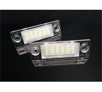Jodriva 2x LED Licence Number Plate Light White, for Transporter V T5, for Multivan, for Caddy, III IV, for Jetta, for Superb I Car License Plate Light