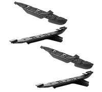 Jodriva 2X Pair Front Left Right Bumper Guide Support Bracket 51117033705 51117033706 ,for BMW, E60 E61 525I 528I 530I 545I Bumper Bracket Replacement
