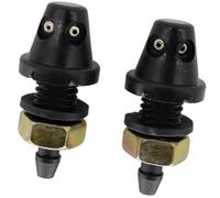 Jodriva 2X Universal Car Front Window Windshield Washers Jet Windscreen Sprayer Sprinkler Kits Washer Outlet Washer Wiper Arm Nozzles Windshield Washer Nozzle