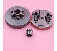 Jodriva 3/8 6T Clutch Sprocket Drum Needle Bearing Kit Chainsaw 2500 25CC Lawn Mower Clutch Replacement Kit