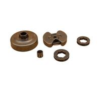 Jodriva 3/8" 7T Clutch Drum Assembly Sprocket Rim Bearing Kit, for Partner, 350 351 Chainsaw Spare Parts Clutch Drum