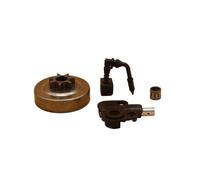 Jodriva 3/8" Clutch Drum Sprocket Oil Pump Kit, for Partner, 350 351 352 370 371 390 420 Chainsaw Replacement Parts 530047061 530071259 Clutch Drum
