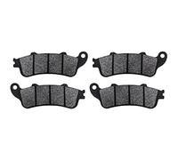 Jodriva 3 Pairs Motorcycle Front Rear Brake Pads, for NT650 VFR800 XL1000 CB1100 SF X11 CBR1100 ST1100 GL1800 NRX1800 VTX1800 Motorcycle Brake Pads(2 Pairs)