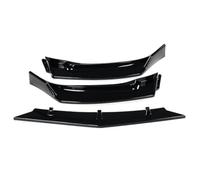 Jodriva 3 Pcs Car Front Bumper Splitter Lip Diffuser Body Kit Spoiler Diffuser, for Mazda, 3 Axela 2014 2015 2016 2017 2018 Front Spoilers Front Spoiler(BLACK Glossy Black)