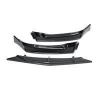 Jodriva 3 Pcs Car Front Bumper Splitter Lip Diffuser Body Kit Spoiler Diffuser, for Mazda, 3 Axela 2014 2015 2016 2017 2018 Front Spoilers Front Spoiler(BLACK Carbon Fiber Look)