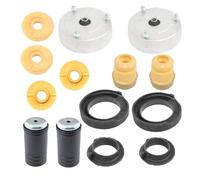 Jodriva 31336788776 31336776554 Front Shock Absorber Strut Mount Rubber Buffer Spring Pads Protection Repare Kit, for BMW, for X5 E70 X6 E71 Shock Absorber Boot