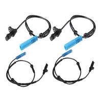 Jodriva 34526756375 34526756376 Front Rear Left Right ABS Wheel Speed Sensor, for, E39 525 528 540 Engine Rpm Sensor(BLACK 4PCS)