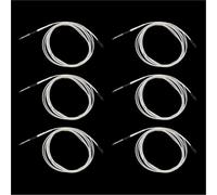 Jodriva 3D printer temp sensor 6Pcs 1.05M/41.33 Thermistor Temp Sensor 3950 Ntc Single Ended Wave Seal 100K with Black Terminals, for 3D Printer 2Pin Xh2.54(BLACK With Black Terminals)