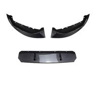 Jodriva 3Pcs Car Front Bumper Lip Spoiler Cover Side Slitter Body Kit Guards Stickers, for, 5 Series G30 M Sport 525i 530i 2021+ Front Spoilers Front Spoiler(BLACK Carbon)