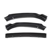 Jodriva 3Pcs Glossy Black for Carbon Fiber Look Front Bumper Spoiler Trim Lip, for, A6 2016 2017 Front Spoilers Front Spoiler(BLACK Carbon look)