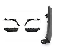 Jodriva 4 Pieces Efront Headlights And Bumper Brackets Set 2007-2011 Crv & 1X Front Bumper Wheel Fender Molding Trim Bumper Bracket Replacement