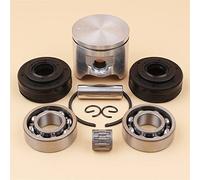 Jodriva 42mm Piston Bearing Oil Seal Kit, for Husqvarna 340 345, Chainsaw Engine Motor Parts Chainsaw Crankshaft Bearing Kit