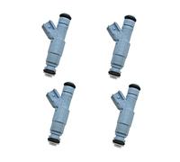 Jodriva 4pc Fuel Injector, for, for Mitsubishi, Raider 2006-2007 4.7L V8 0280155849 XF1E-A5B Fuel Injector
