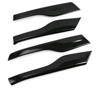 Jodriva 4PCS Door Handle Panels Pull Armrest Covers Protective Trim, for Mitsubishi, for Outlander 2013 2014 2015 2016 2017 2018 Car Door Handle Sticker(Black Bright Black)