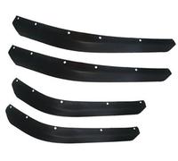 Jodriva 4Pcs Fender Flares Strips Wide Body Wheel Arches ABS Decoration Trim Strip, for Jeep, Wrangler JL 2018-2022 Wheel Arch Trim