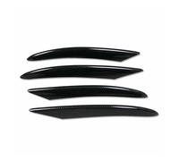 Jodriva 4PCS Front Bumper Side Air Vent Cover Trim Intake Frame Splitter Lip, for Mercedes-, C-Class C300 AMG 2019-2021 Front Spoilers Front Spoiler(BLACK Carbon Fiber Look)