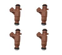 Jodriva 4PCS Fuel Injector Nozzle, for Mercedes, M113 E50 V8 5.0L 4.3L 2000-2009 0280156016 852-12171 0 280 156 016 Fuel Injector