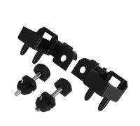 Jodriva 4Pcs Hood Bumper Stopper Headlight Bracket Left Right Set, for Ford, for Fusion MKZ 2013-2016, DS7Z16758B DS7Z16758D Bumper Bracket Replacement