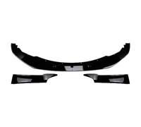 Jodriva 4PCS/Set Car Front Bumper Splitter Lip Diffuser Spoiler Body Kits Guard, for, 1 Series F20 F21 M135i Pre LCI M-Sport 2012-2015 Front Spoilers Front Spoiler(BLACK Gloss Black)