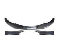 Jodriva 4PCS/Set Car Front Bumper Splitter Lip Diffuser Spoiler Body Kits Guard, for, 1 Series F20 F21 M135i Pre LCI M-Sport 2012-2015 Front Spoilers Front Spoiler(BLACK Carbon Look)