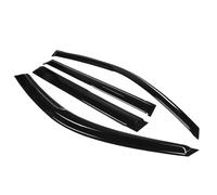 Jodriva 4PCS Side Window Deflectors Black Window Visor Rain Sun Guards Protectors, for Landcruiser Prado 120 Series 2003-2009 Rear Window Spoiler
