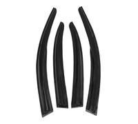 Jodriva 4PCS Side Window Deflectors Window Visor Rain Sun Guards Protectors Black, for Octavia, for MK4 2020 2021 2022 Rear Window Spoiler
